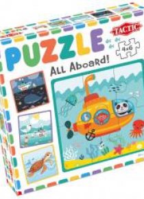 Moje pierwsze puzzle: Wszyscy na pokład! 4x6el.