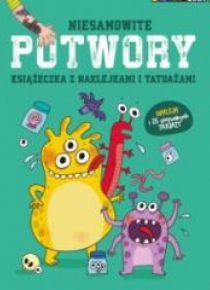 Książeczka z naklejkani i tatuażami - Potwory