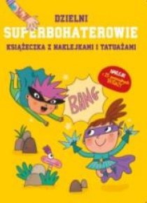 Książeczka z naklej. i tatuażami -Superbohaterowie