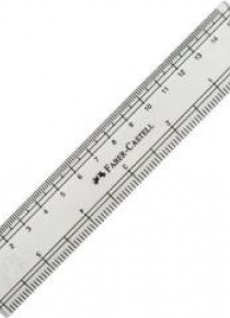 Linijka 15cm w etui FABER CASTELL