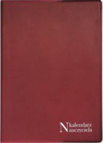 Kalendarz Nauczyciela A5 2020/2021 PCV bordo