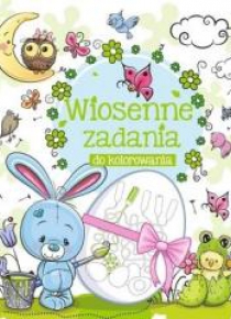 Wiosenne zadania do kolorowania