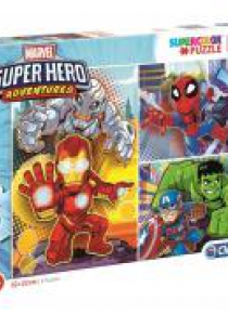 Puzzle 3x48 Super Kolor Superhero