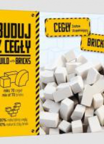 Brick Trick - Buduj z cegły białe 70 sztuk TREFL