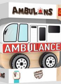 Zabawka drewniana - Ambulans TREFL