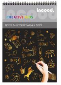 Notes wydrapywanka złota A5