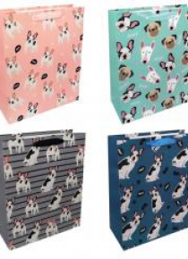 Torba prezentowa 18x23 Buldogi