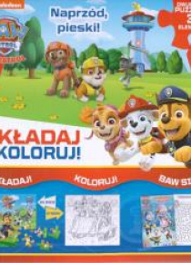 Psi Patrol. Układaj i koloruj! Naprzód pieski!
