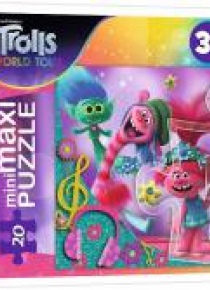 Puzzle 20 miniMaxi W muzycznym świecie Troli 4