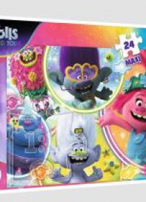 Puzzle 24 maxi Muzyczny świat Trolli TREFL