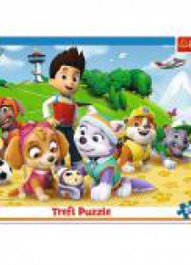 Puzzle ramkowe 25 Psi Patrol na tropie TREFL