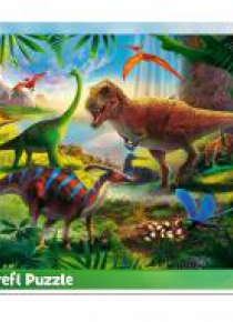 Puzzle ramkowe 25 Dinozaury TREFL
