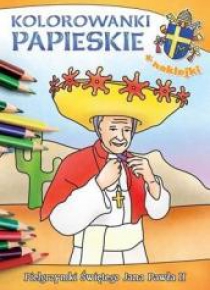 Kolorowanki papieskie. Pielgrzymki Św. JP II