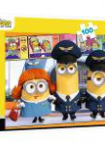 Puzzle 100 Minionki na lotnisku TREFL