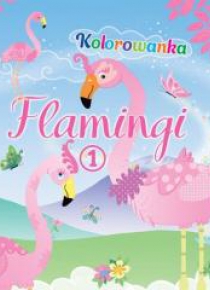 Flamingi. Kolorowanka 1