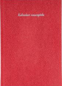 Kalendarz Nauczyciela A5 2020/2021 Beton czerwony