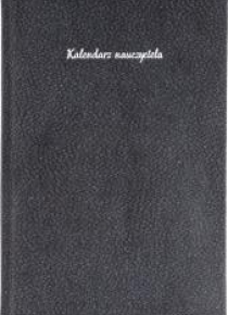 Kalendarz Nauczyciela A5 2020/2021 Beton czarny