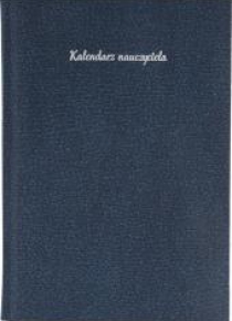 Kalendarz Nauczyciela A5 2020/2021 Beton granat