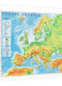 Puzzle 1000 Mapa fizyczna Europy TREFL