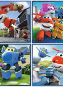 Puzzle 4w1 Odlotowa paczka TREFL