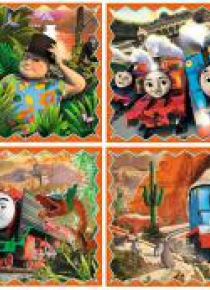 Puzzle 4w1 Podróże po świecie TREFL