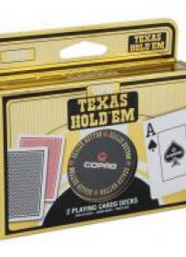 Texas Hold'em Copag Duopack + Dealer button