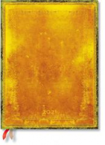 Kalendarz książkowy ultra 2021 12M Ochre