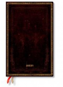 Kalendarz książkowy maxi 2021 12M Black Moroccan