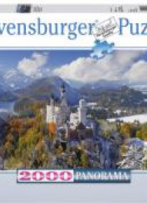 Puzzle 2000 Zamek Neuschwanstein Panorama