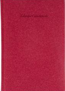 Kalendarz akademicki A5 2020/2021 Natura bordo