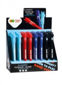 Długopis usuwalny Games niebieski (12szt)
