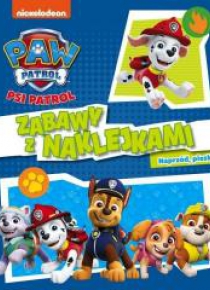 Psi Patrol. Zabawy z naklejkami 4 Naprzód, pieski!