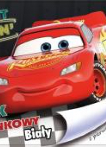 Blok rysunkowy biały A4/20K Cars
