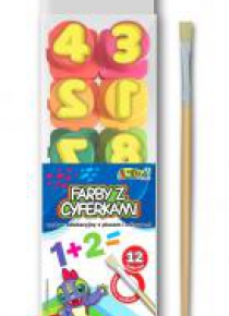 Farby z cyferkami 20ml Kolori 12 kolorów PENMATE