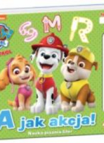 Psi patrol. Napisz to A,B,C. A jak akcja
