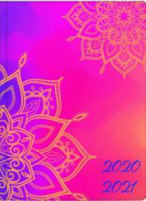 Kalendarz książkowy 18M 2020/2021 Mandala ALBI