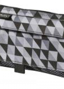 Piórnik kosmetyczka 2 kieszenie Geometric Black