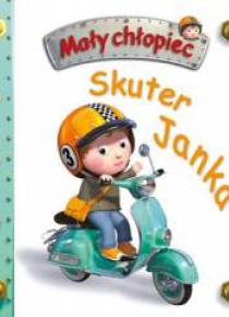 Mały chłopiec. Skuter Janka