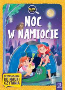Noc w namiocie. Duże litery