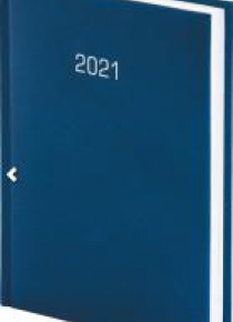 Kalendarz 2021 A5 Dzienny Albit Granatowy