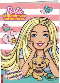 Kolorowanka z naklejkami - Barbie