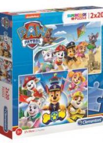 Puzzle 2x20 Super Kolor Paw Patrol