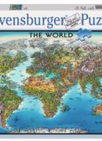 Puzzle 2000 Mapa Świata