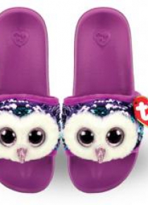Ty Fashion cekinowe kapcie - Sowa rozm.L