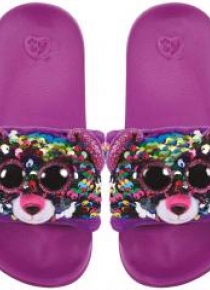 Ty Fashion cekinowe kapcie - Leopard rozm.L