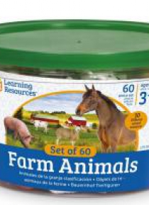 Zestaw 60szt- Farma, Figurki do nauki liczenia