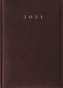 Terminarz 2021 A5 Madrid bordowy