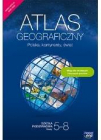 Atlas geograficzny SP Polska, kontynenty... w.2020