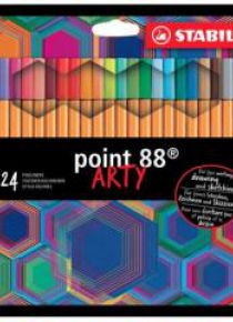Cienkopis Point 88 Arty 24 kolory STABILO