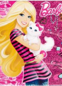 Podobrazie z nadrukiem Barbie